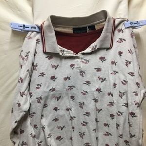 DONNKENNY LONG SLEEVE CAMP SHIRT